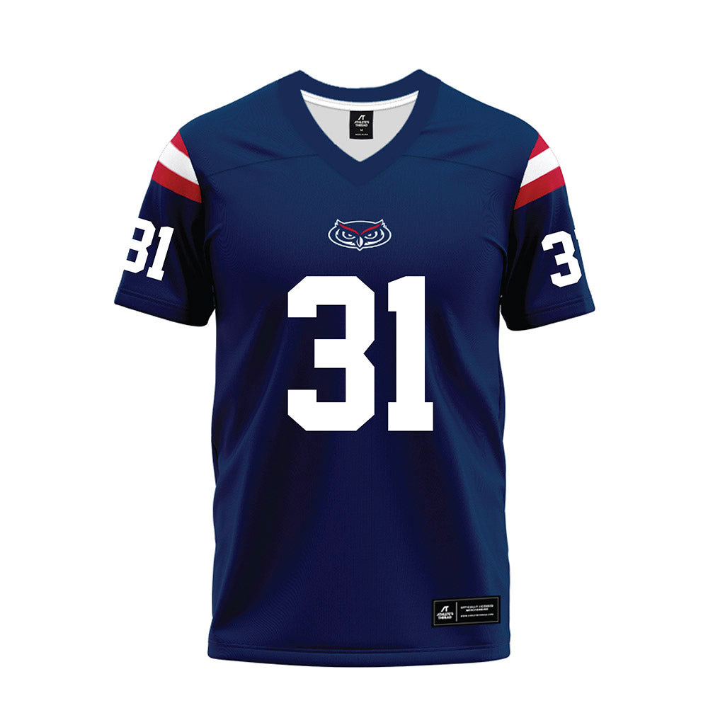FAU - NCAA Football : Jarvis Johnson - Blue Premium Football Jersey-0