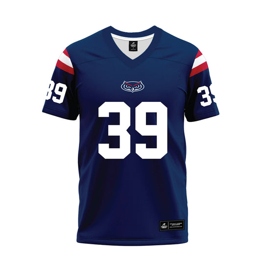 FAU - NCAA Football : Rj Lampkin - Blue Premium Football Jersey-0