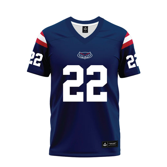 FAU - NCAA Football : Brady Tillman III - Blue Premium Football Jersey-0