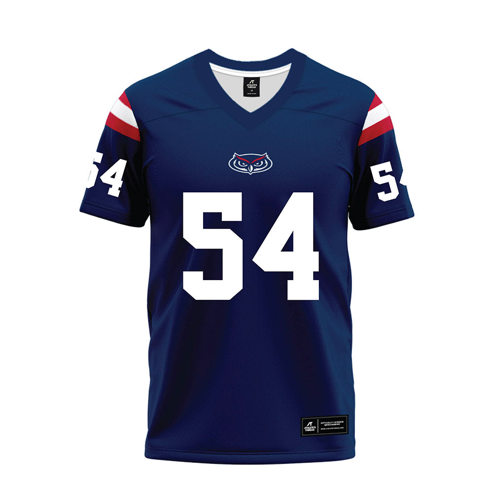 FAU - NCAA Football : Nikolas Turner - Blue Premium Football Jersey-0