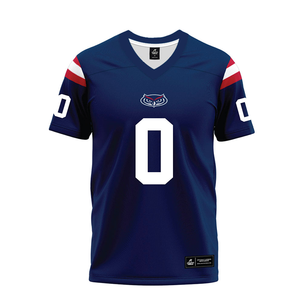 FAU - NCAA Football : Branden Hoch - Blue Premium Football Jersey-0