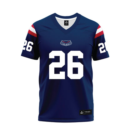 FAU - NCAA Football : Amar Reynolds - Blue Premium Football Jersey-0