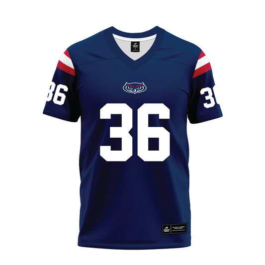 FAU - NCAA Football : Darius Smith - Blue Premium Football Jersey-0