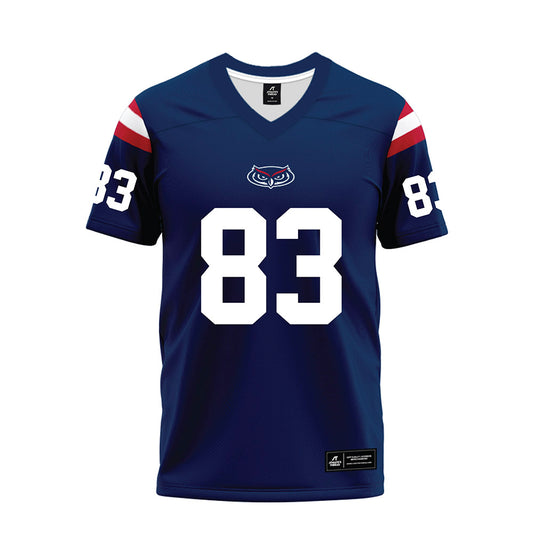 FAU - NCAA Football : Mykel Calixte - Blue Premium Football Jersey-0
