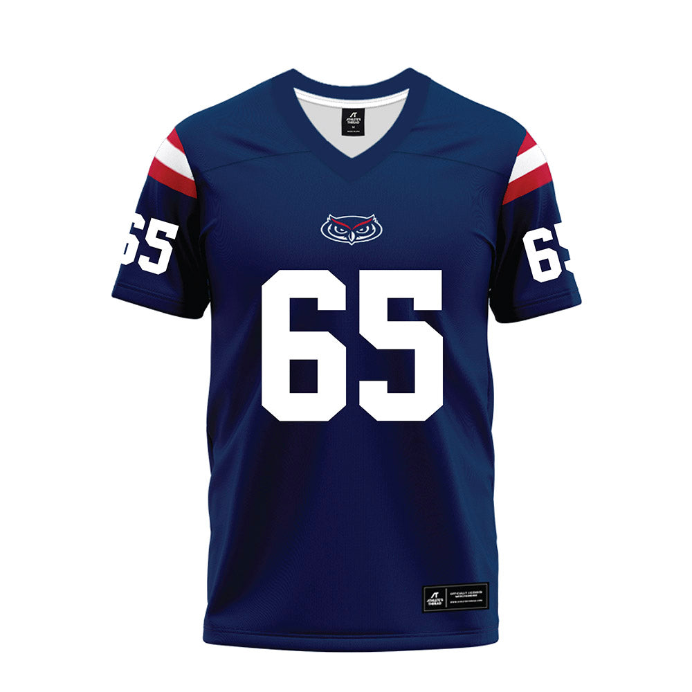 FAU - NCAA Football : Braden Cunningham - Blue Premium Football Jersey