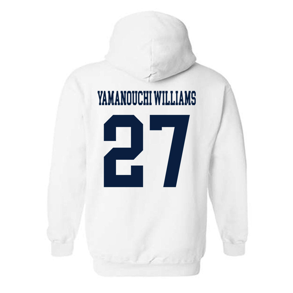 Oral Roberts - NCAA Men's Basketball : Yuto Yamanouchi williams - Classic Shersey Hooded Sweatshirt-1
