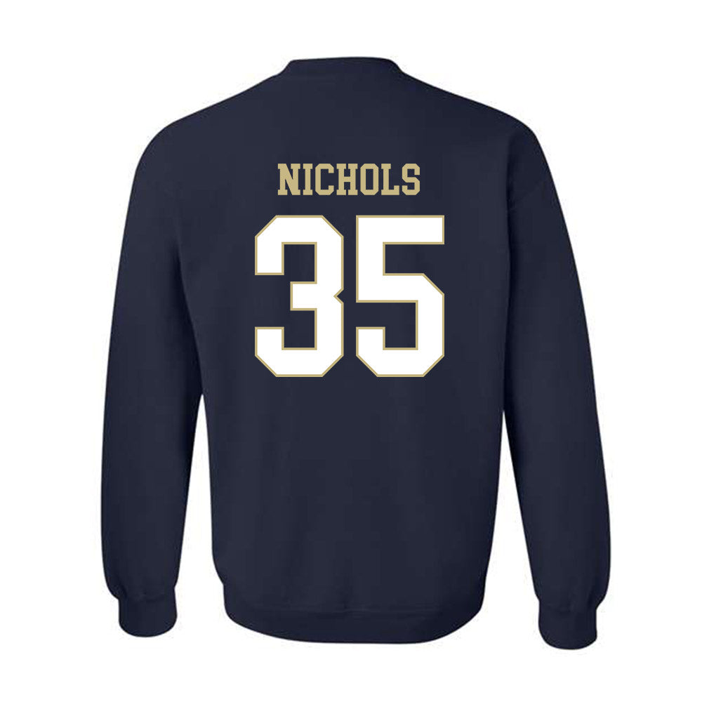 Oral Roberts - NCAA Baseball : Nate Nichols - Classic Shersey Crewneck Sweatshirt-1