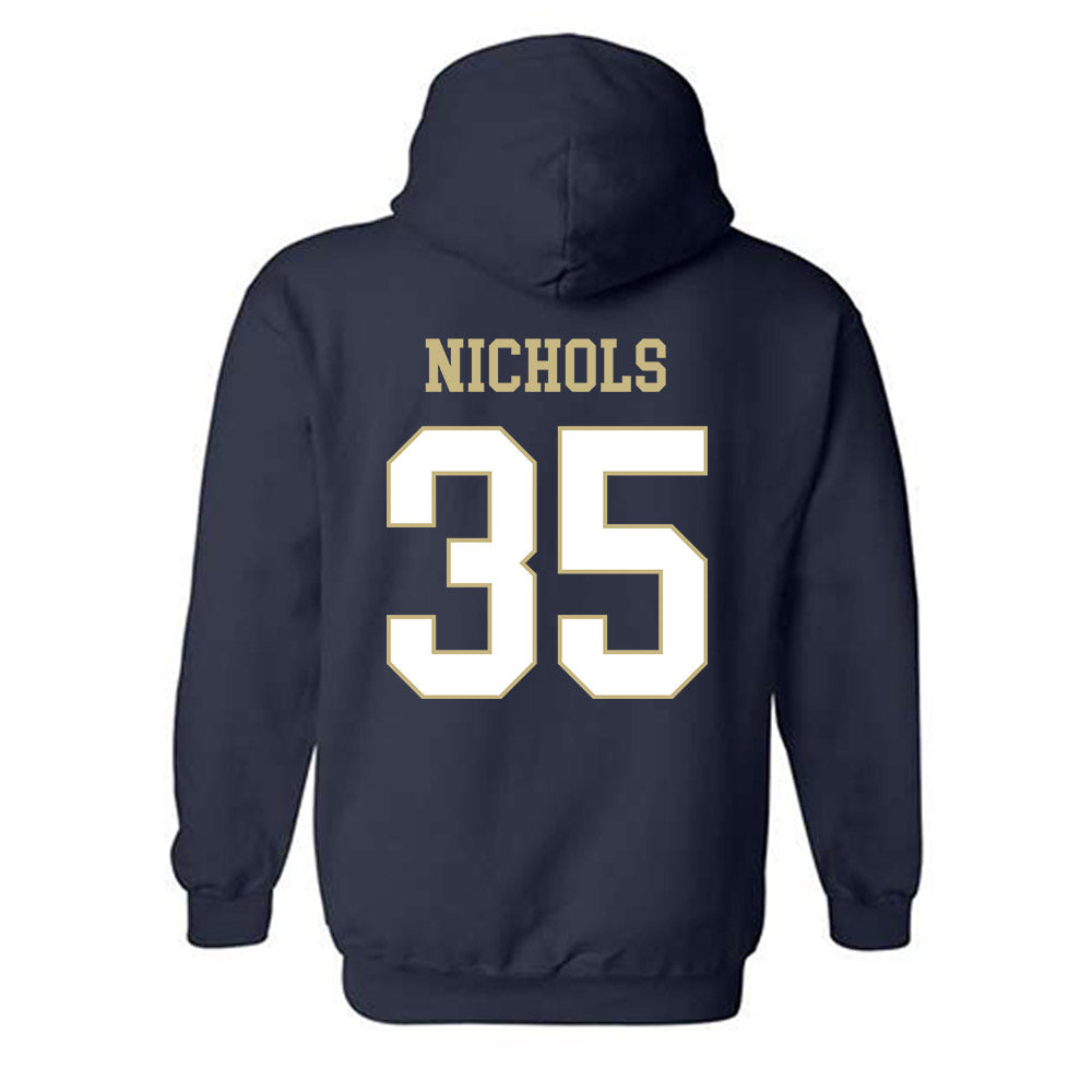 Oral Roberts - NCAA Baseball : Nate Nichols - Classic Shersey Hooded Sweatshirt-1
