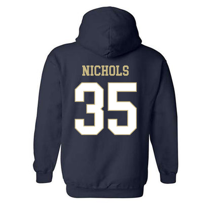 Oral Roberts - NCAA Baseball : Nate Nichols - Classic Shersey Hooded Sweatshirt-1