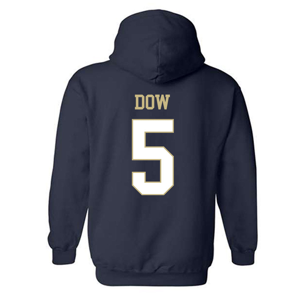 Oral Roberts - NCAA Men's Basketball : Connor Dow - Classic Shersey Hooded Sweatshirt-1