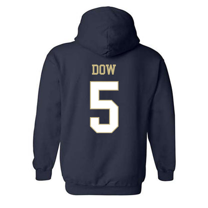 Oral Roberts - NCAA Men's Basketball : Connor Dow - Classic Shersey Hooded Sweatshirt-1