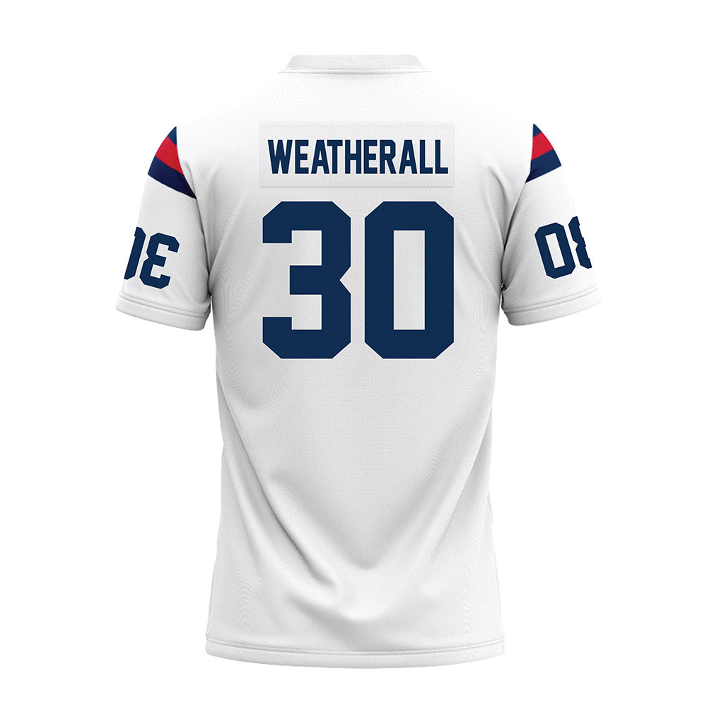 FAU - NCAA Football : Justin Weatherall - Premium Football Jersey-1