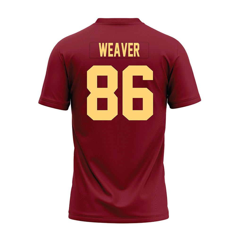 Minnesota - NCAA Football : Gabe Weaver - Maroon Premium Football Jersey-1