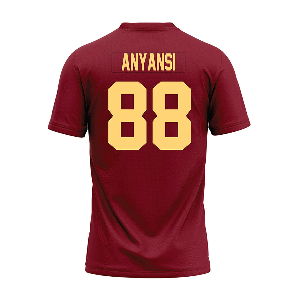 Minnesota - NCAA Football : Josiah Anyansi - Maroon Premium Football Jersey-1