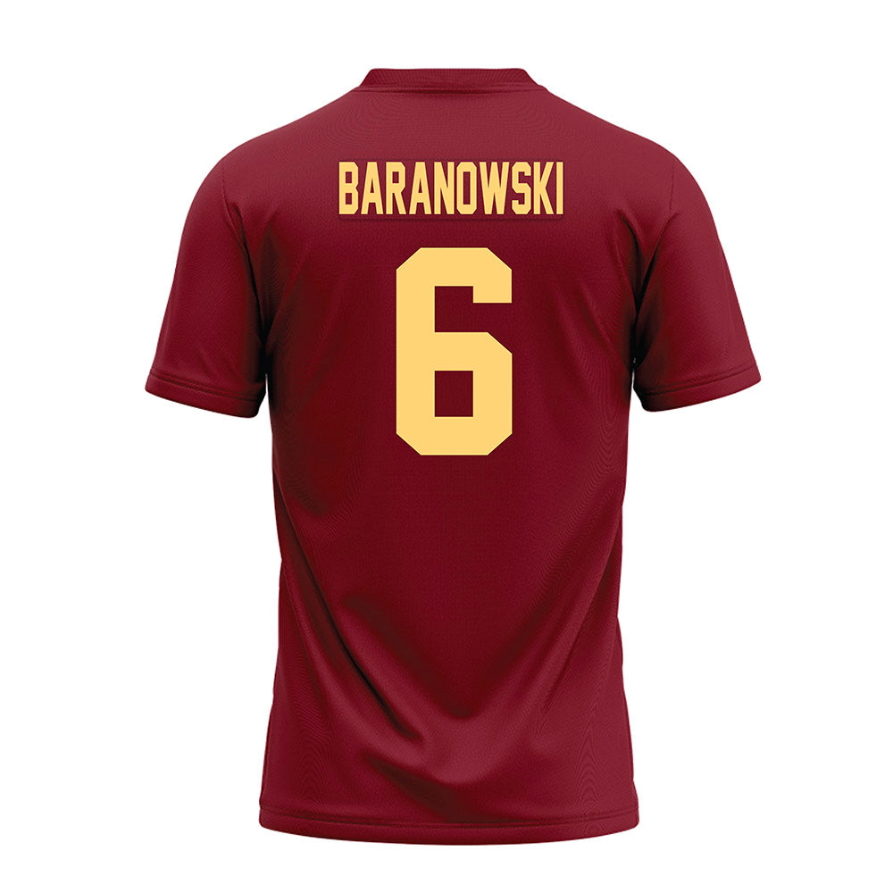 Minnesota - NCAA Football : Maverick Baranowski - Maroon Premium Football Jersey-1