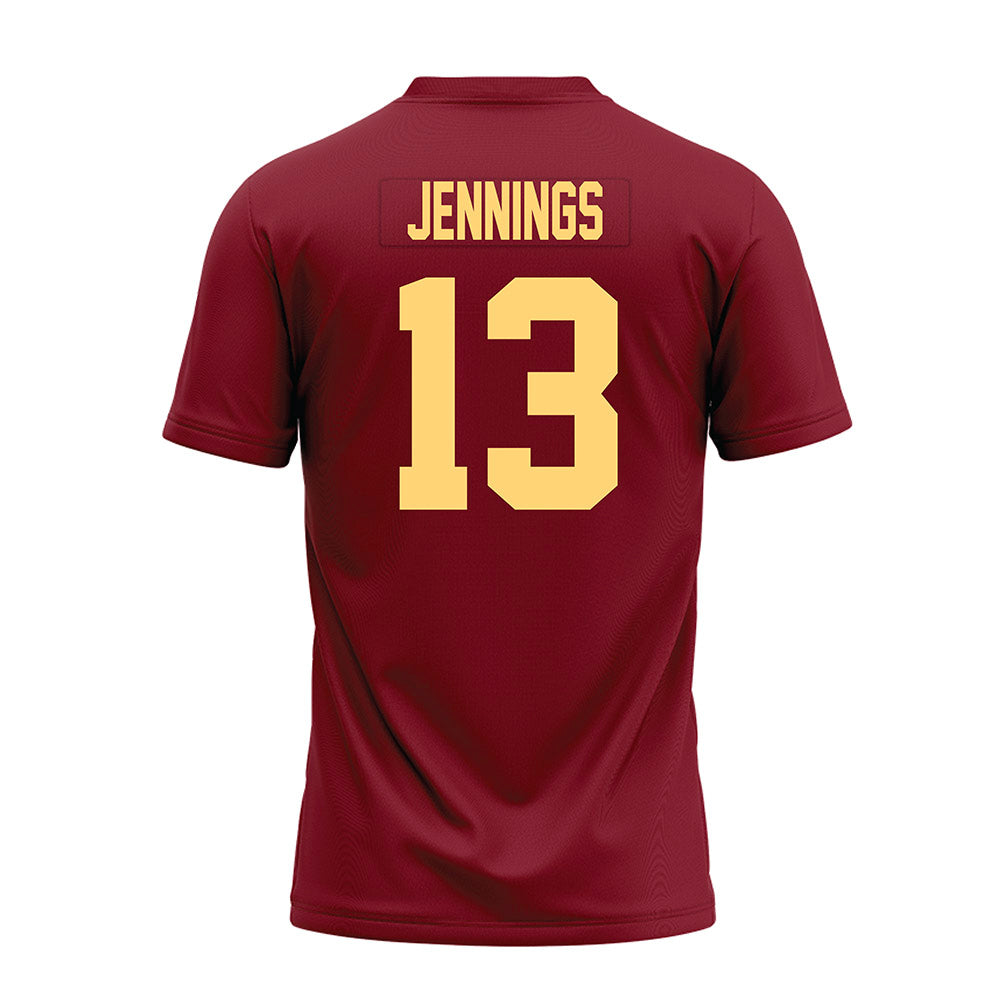 Minnesota - NCAA Football : Noah Jennings - Maroon Premium Football Jersey-1
