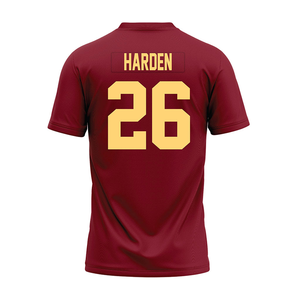 Minnesota - NCAA Football : Zack Harden - Maroon Premium Football Jersey-1