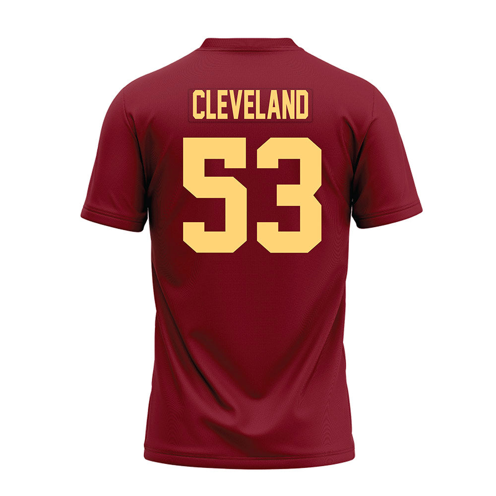 Minnesota - NCAA Football : Nate Cleveland - Maroon Premium Football Jersey-1