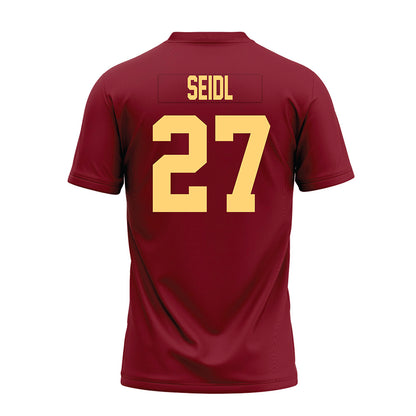 Minnesota - NCAA Football : Simon Seidl - Maroon Premium Football Jersey-1