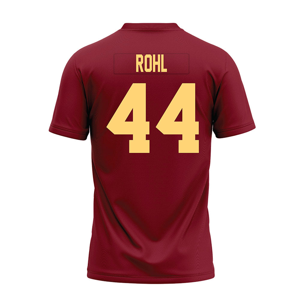 Minnesota - NCAA Football : George Rohl - Maroon Premium Football Jersey-1