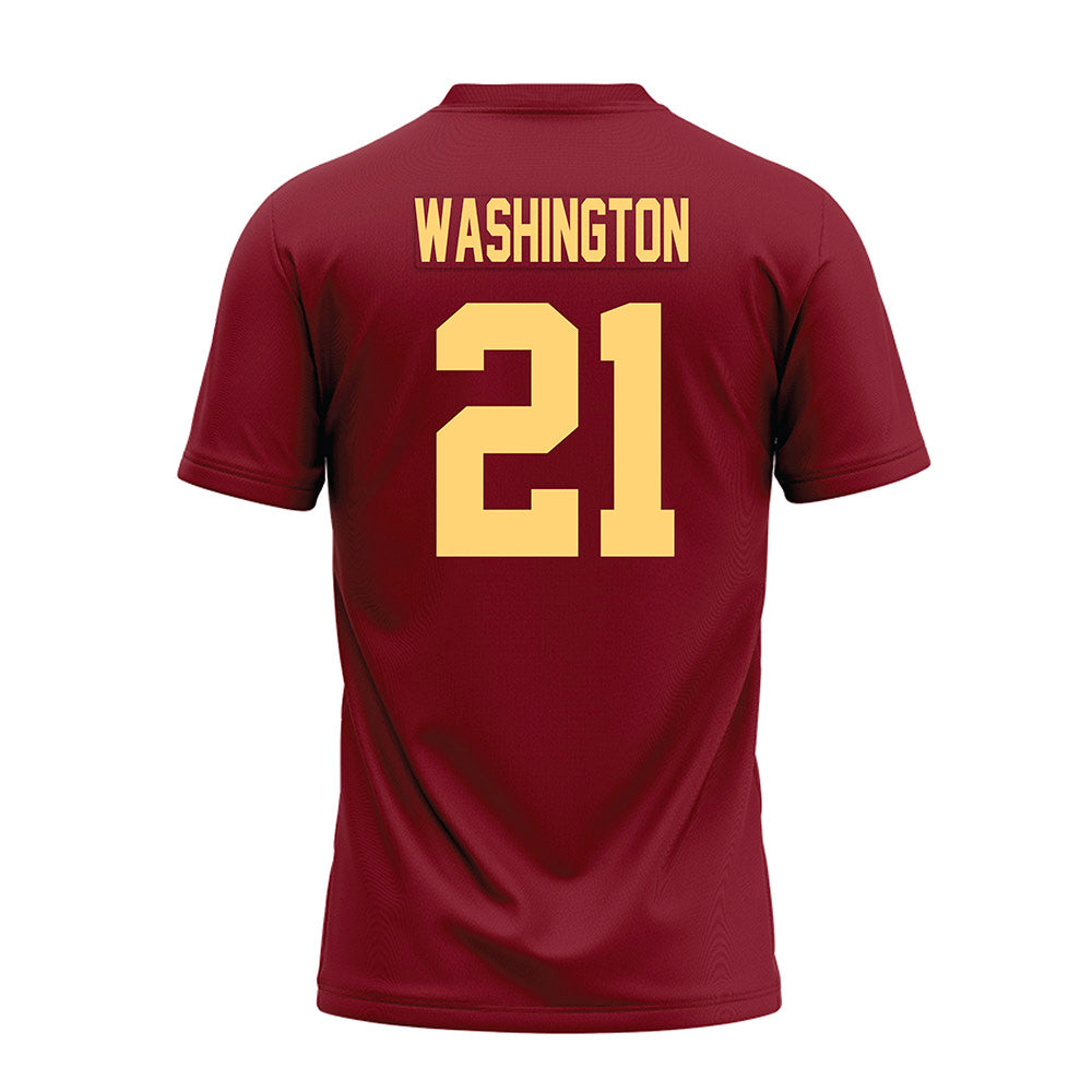 Minnesota - NCAA Football : Grant Washington - Maroon Premium Football Jersey-1