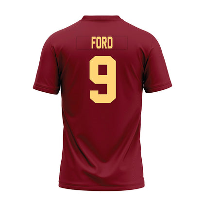 Minnesota - NCAA Football : Xavier Ford - Maroon Premium Football Jersey-1