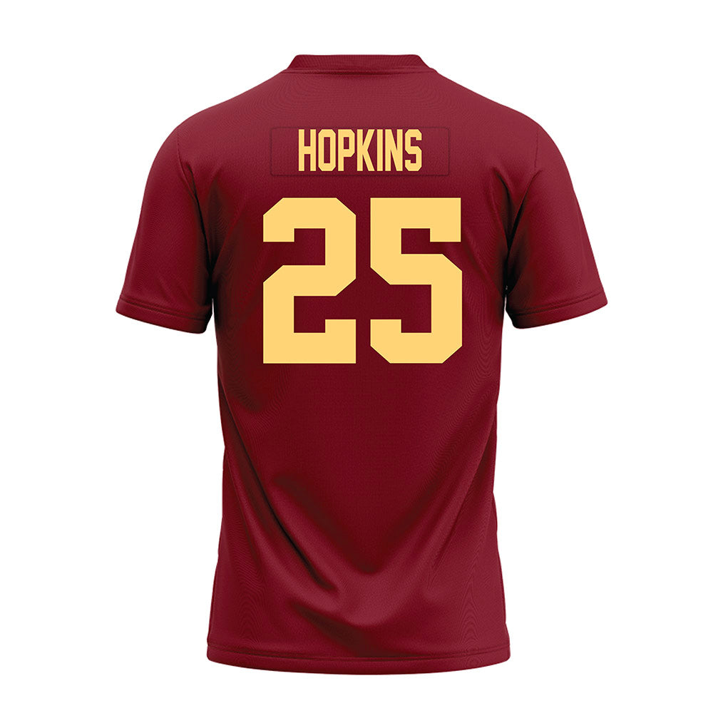 Minnesota - NCAA Football : Justin Hopkins - Maroon Premium Football Jersey-1