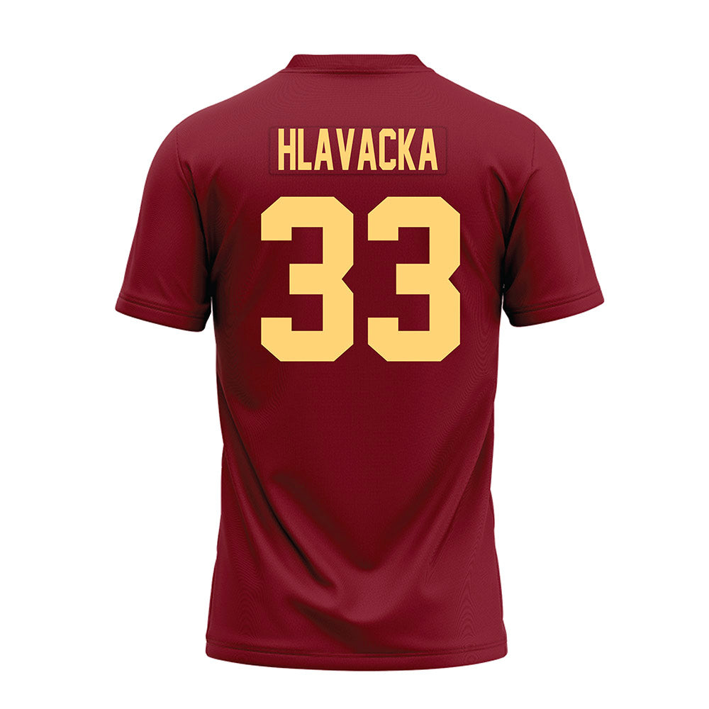 Minnesota - NCAA Football : Rhett Hlavacka - Maroon Premium Football Jersey-1