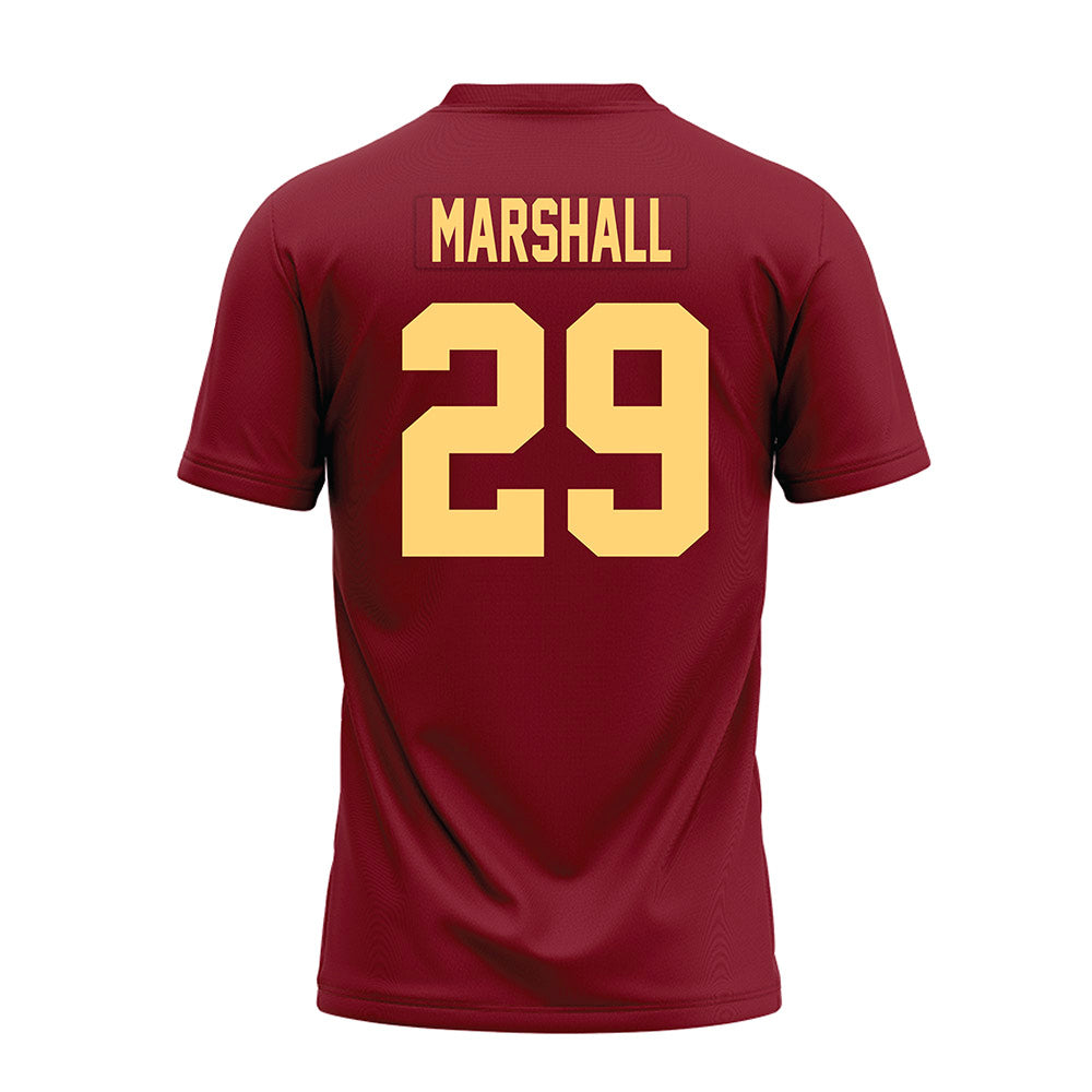 Minnesota - NCAA Football : Andrew Marshall - Maroon Premium Football Jersey-1