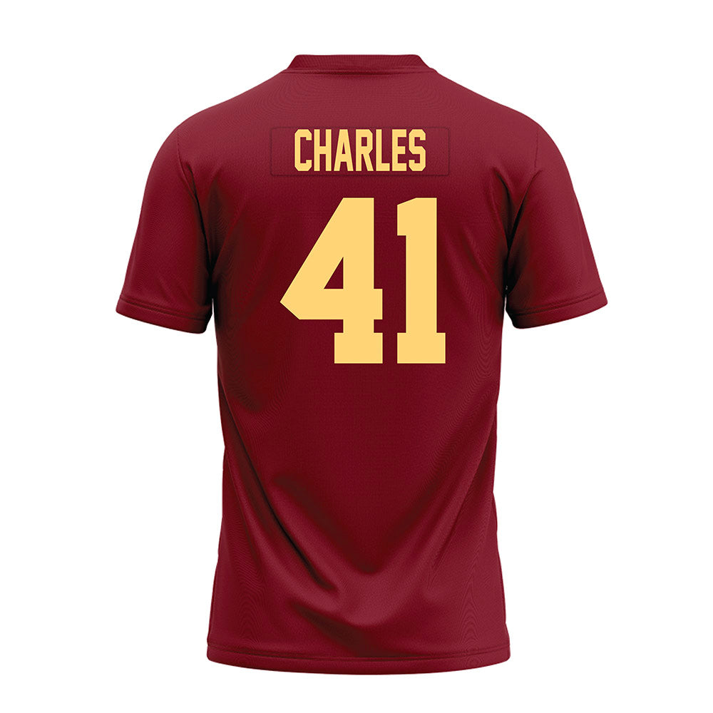 Minnesota - NCAA Football : Anthony Charles - Maroon Premium Football Jersey-1