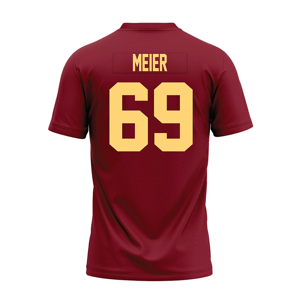 Minnesota - NCAA Football : Gavin Meier - Maroon Premium Football Jersey-1