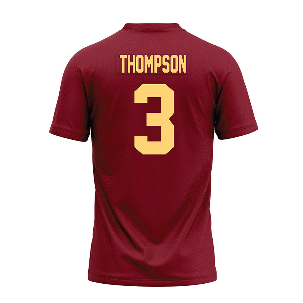 Minnesota - NCAA Football : Perry Thompson - Maroon Premium Football Jersey-1