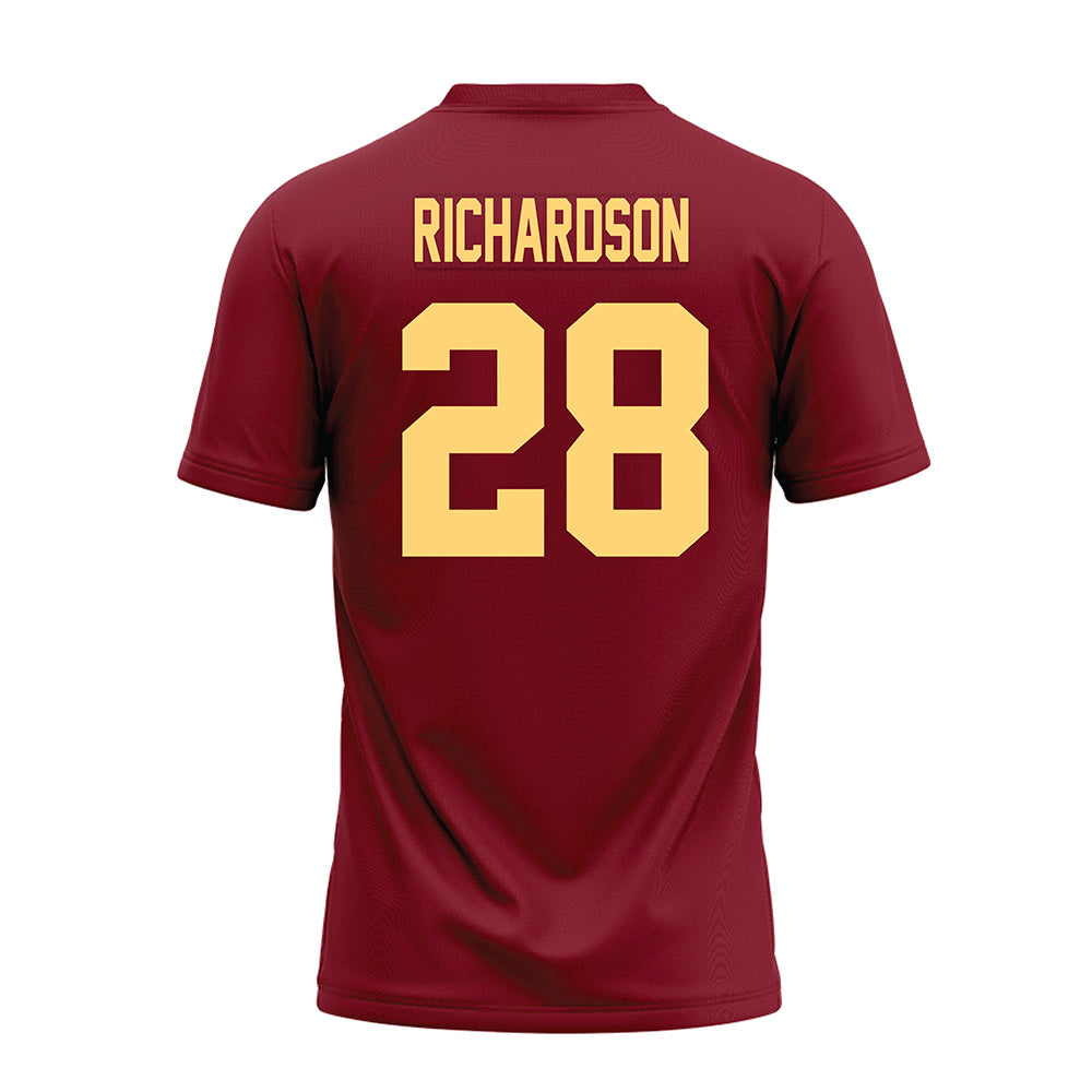 Minnesota - NCAA Football : Trason Richardson - Maroon Premium Football Jersey-1