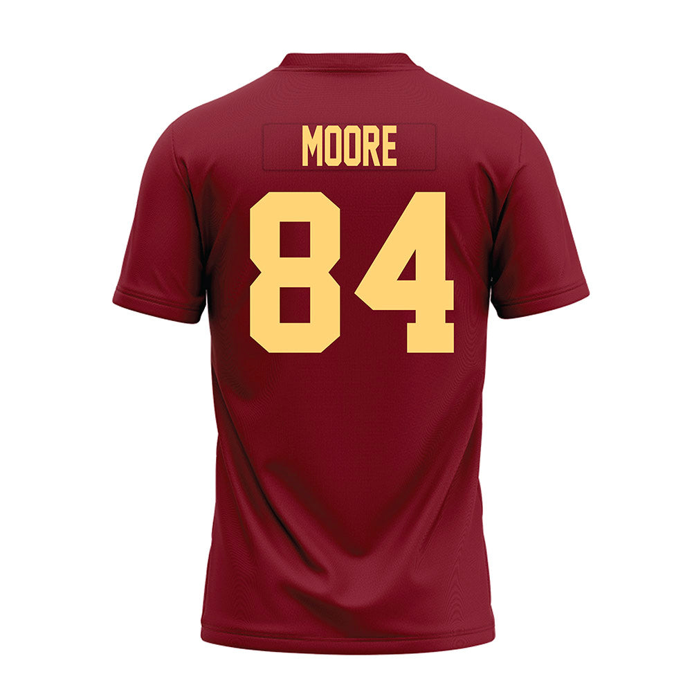 Minnesota - NCAA Football : Hayden Moore - Maroon Premium Football Jersey-1