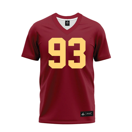 Minnesota - NCAA Football : Riley Sunram - Maroon Premium Football Jersey-0