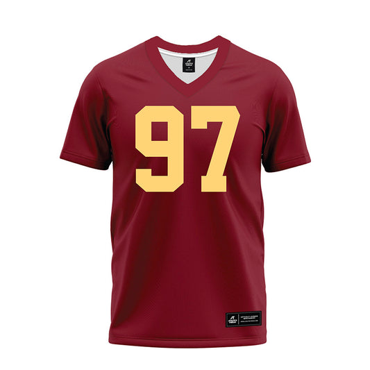 Minnesota - NCAA Football : Jeremiah Benson - Maroon Premium Football Jersey-0