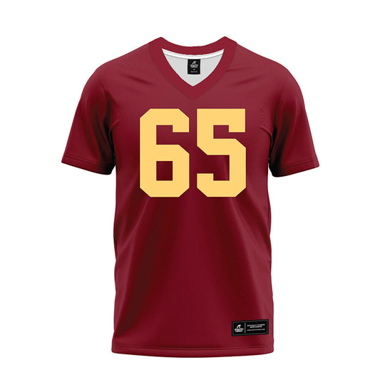 Minnesota - NCAA Football : Greg Johnson - Maroon Premium Football Jersey-0