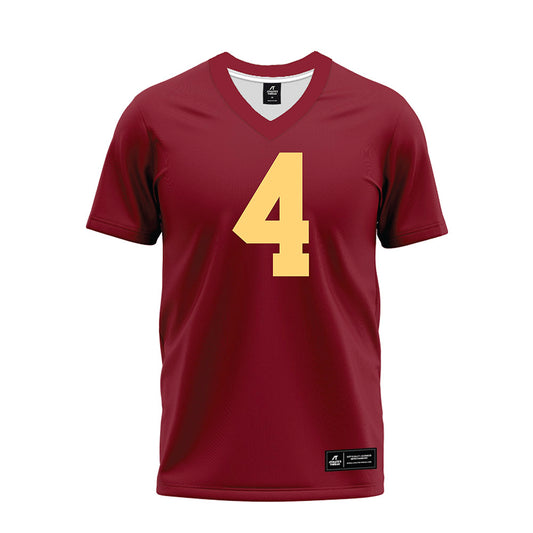 Minnesota - NCAA Football : Roman Voss - Maroon Premium Football Jersey-0