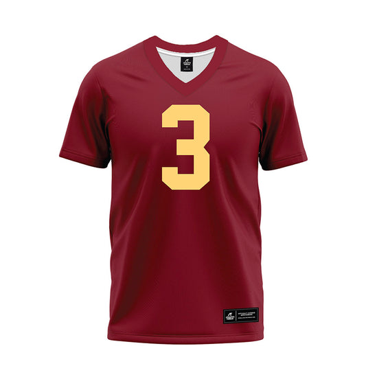 Minnesota - NCAA Football : Perry Thompson - Maroon Premium Football Jersey-0