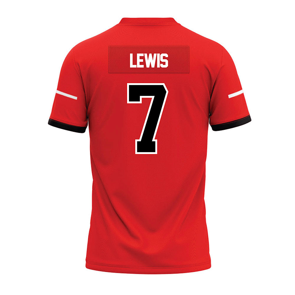 Campbell - NCAA Football : Omarion Lewis - Premium Football Jersey-1