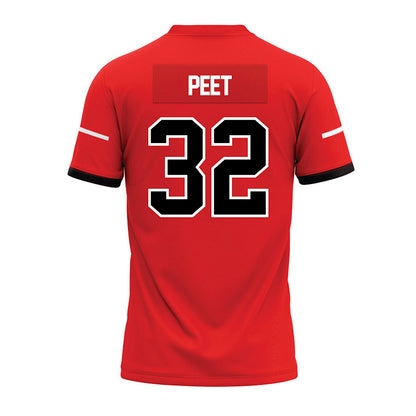 Campbell - NCAA Football : Ex-Avier Peet - Premium Football Jersey-1