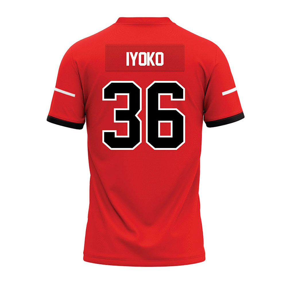 Campbell - NCAA Football : Daniel Iyoko - Premium Football Jersey-1