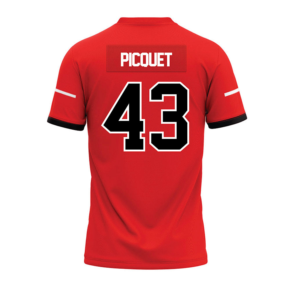 Campbell - NCAA Football : Will Picquet - Premium Football Jersey-1