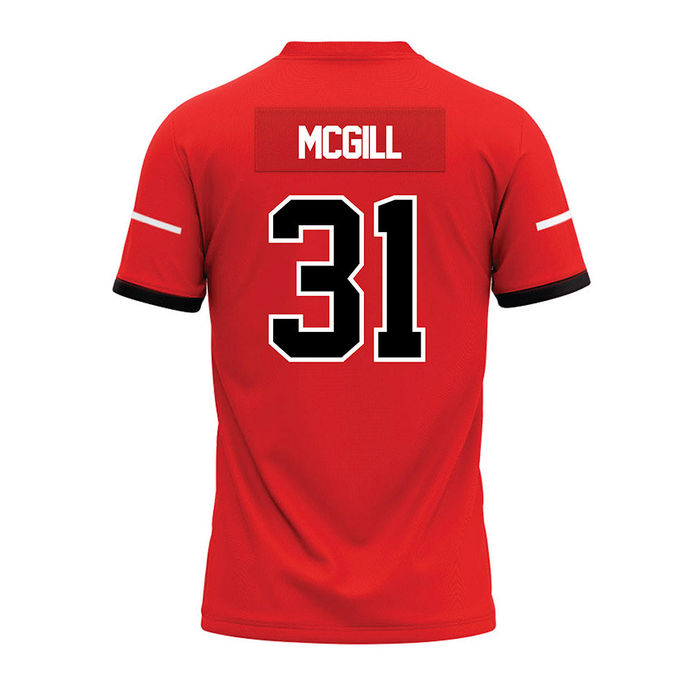 Campbell - NCAA Football : Mikey McGill - Premium Football Jersey-1