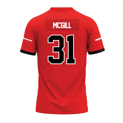 Campbell - NCAA Football : Mikey McGill - Premium Football Jersey-1