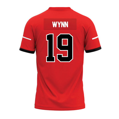Campbell - NCAA Football : Lucas Wynn - Premium Football Jersey-1