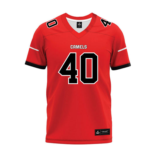 Campbell - NCAA Football : Justin Garza - Premium Football Jersey-0