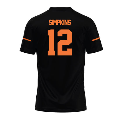 Campbell - NCAA Football : Kaleb Simpkins - Premium Football Jersey-1
