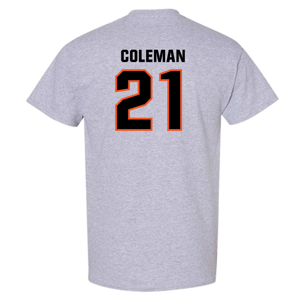 Oklahoma State - NCAA Men's Basketball : Isaiah Coleman - Classic Shersey T-Shirt-1