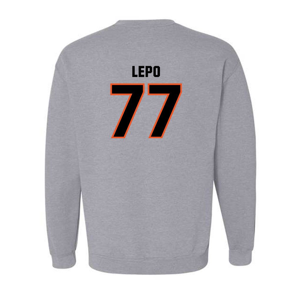 Oklahoma State - NCAA Football : Ashton Lepo - Classic Shersey Crewneck Sweatshirt-1